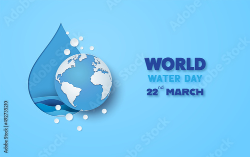 concept of eco and wolrd water day