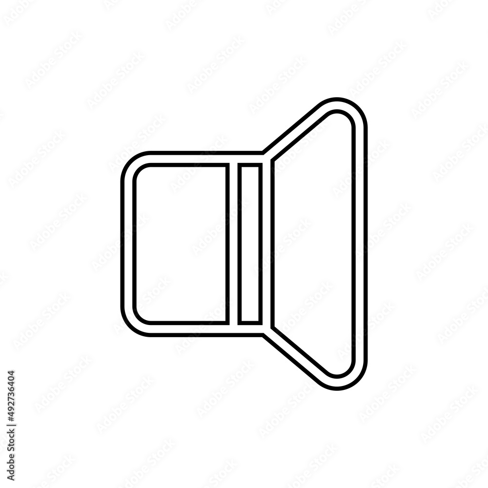 Sound volume icon in line style Sound volume icon in line style