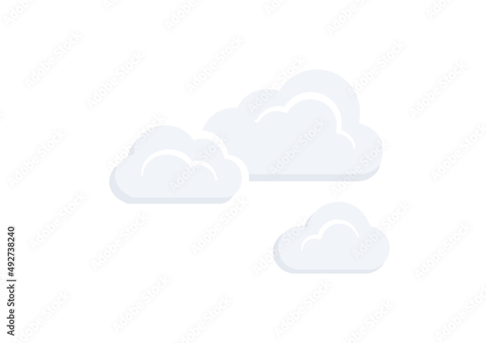 cartoon cloud vector isolate on white background ep194 cartoon cloud vector isolate on white background ep194
