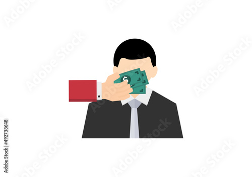 corruption ways with illegal cash action vector isolated on white background ep16