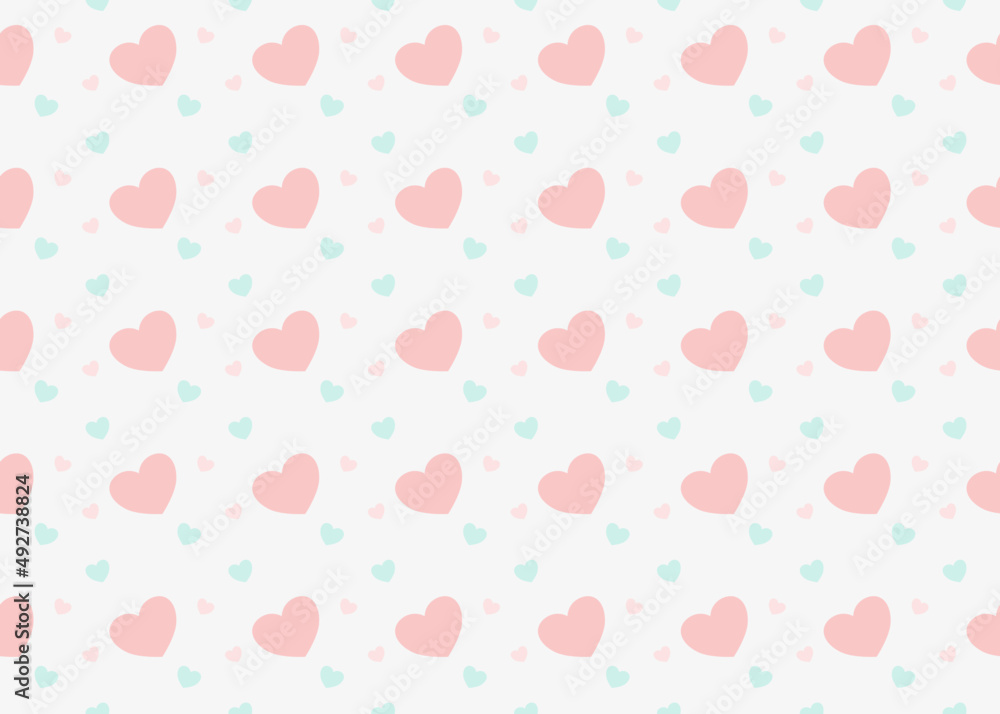 a heart shape seamless pattern background ep90