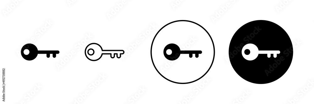 Key icons set. Key sign and symbol. Key icons set. Key sign and symbol.