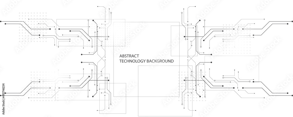 Abstract technology background, Illustration,Hi-tech communication concept innovation background,science and technology digital background Abstract technology background, Illustration,Hi-tech communication concept innovation background,science and technology digital background