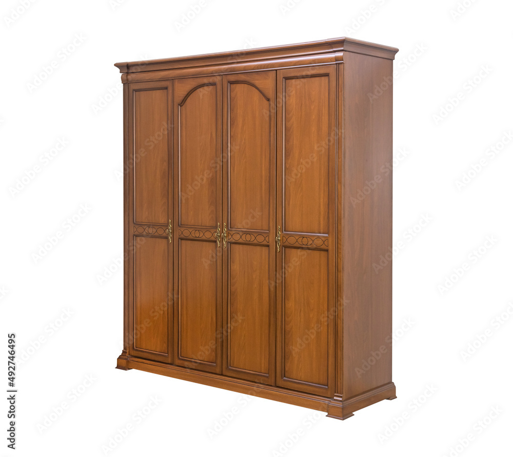 Brown wardrobe classic wooden furniture Brown wardrobe classic wooden furniture