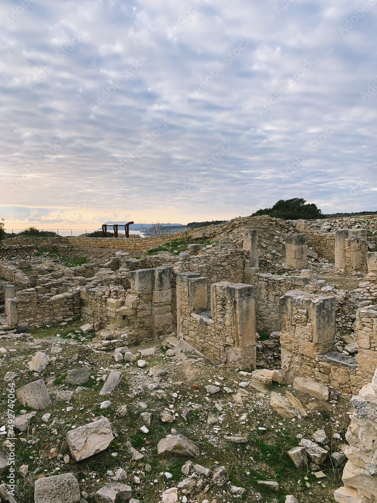 Greek antique ruins in Cyprus 