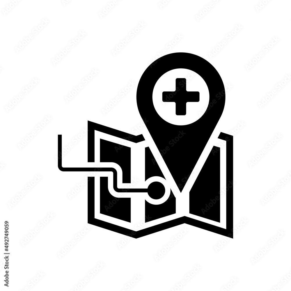 Fototapeta premium Hospital Location