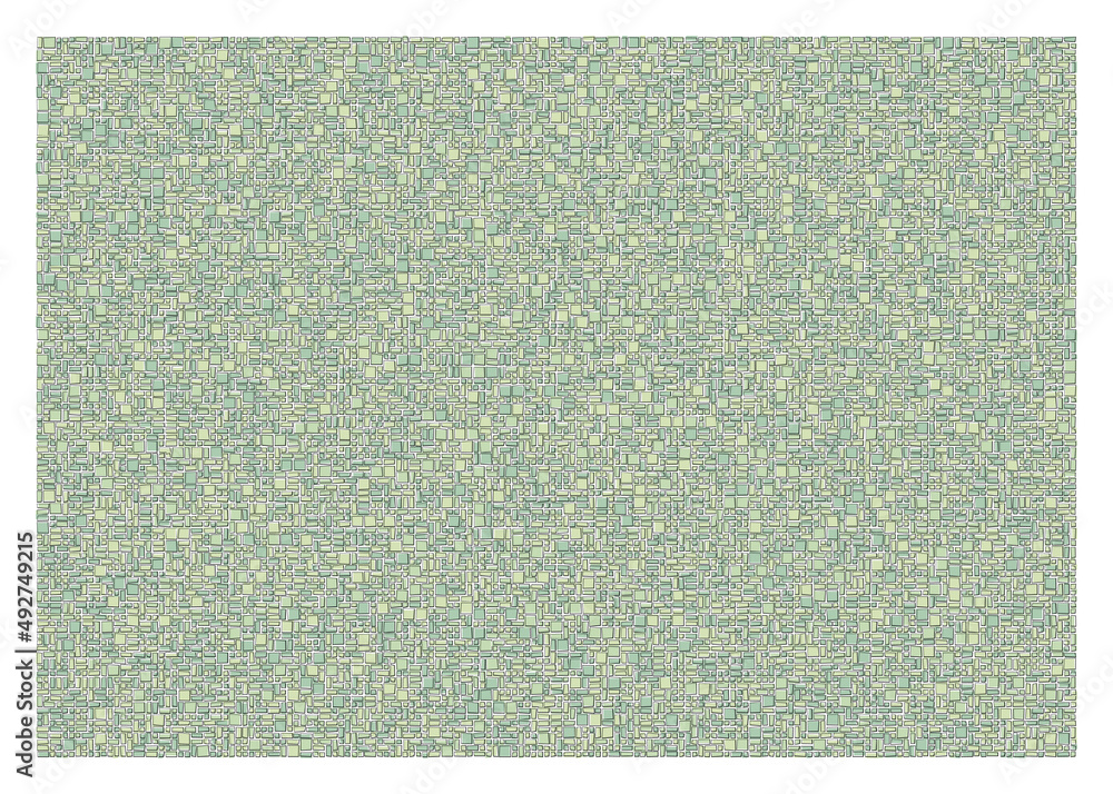 Fototapeta premium Offset Quads generative art background art illustration