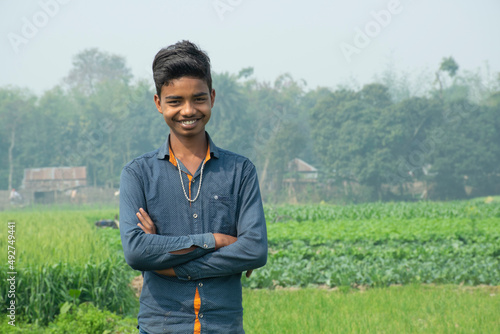 young farmer portrait photo