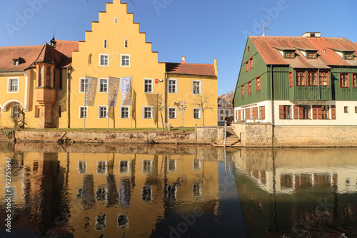 Bild auf Leinwand Amberg; Luftmuseum an der Vils