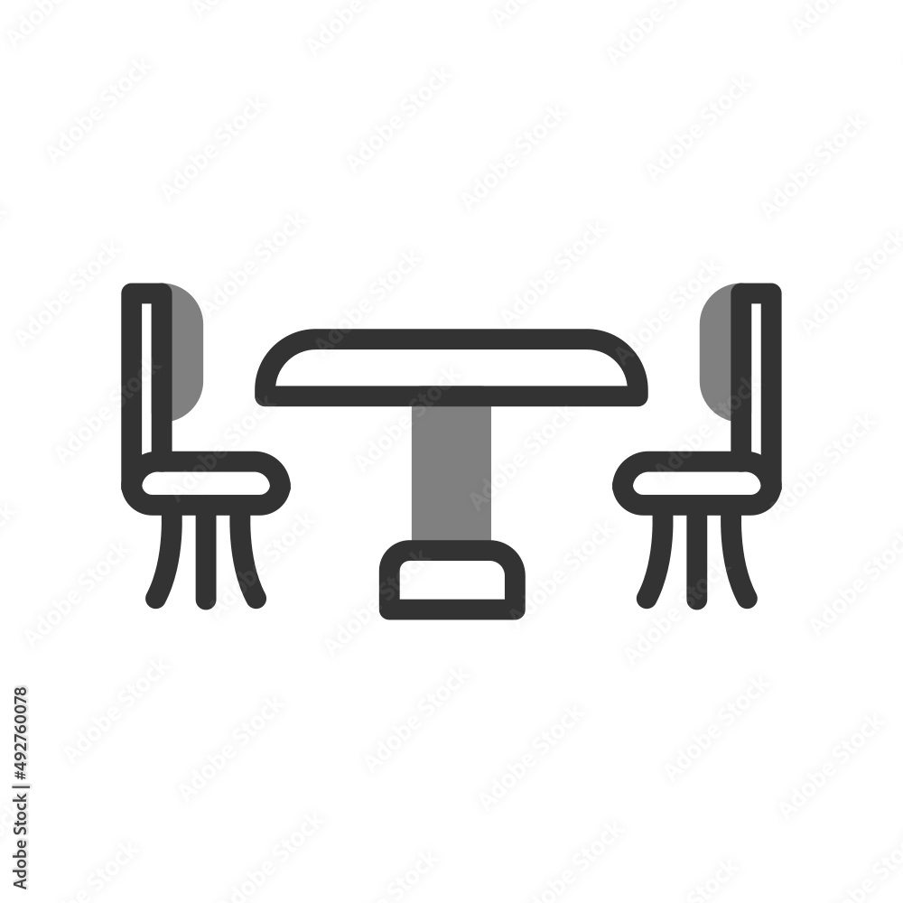 Dinner Table Icon Dinner Table Icon