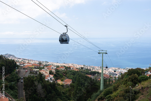 Téléphérique entre Funchal et Monte à Madère
