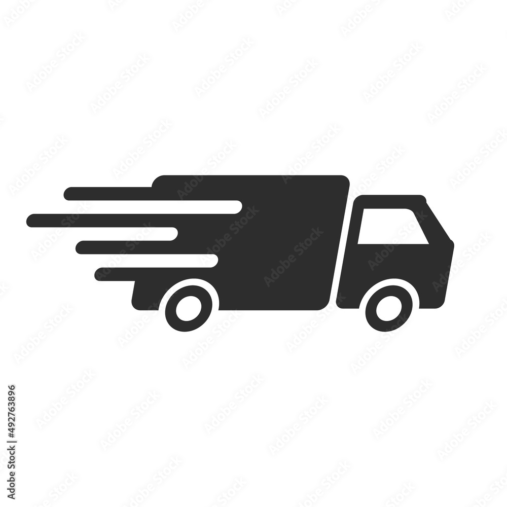 truck car fast delivery icon vector truck car fast delivery icon vector