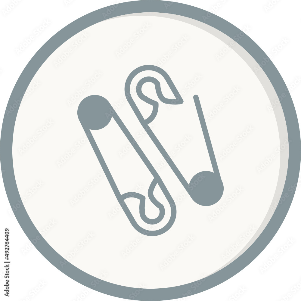 Safety Pin Icon Safety Pin Icon