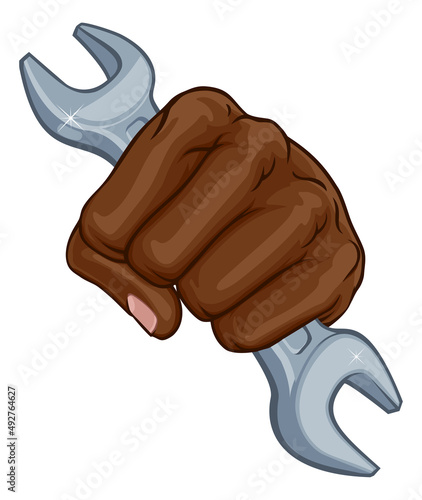 Spanner Wrench Fist Hand Co...