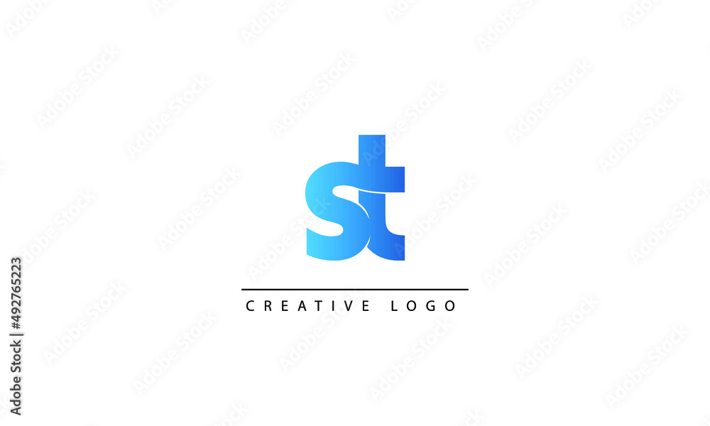 ST S AND T Abstract initial monogram letter alphabet logo design ST S AND T Abstract initial monogram letter alphabet logo design