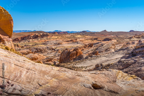 Eroded Desert Landscape