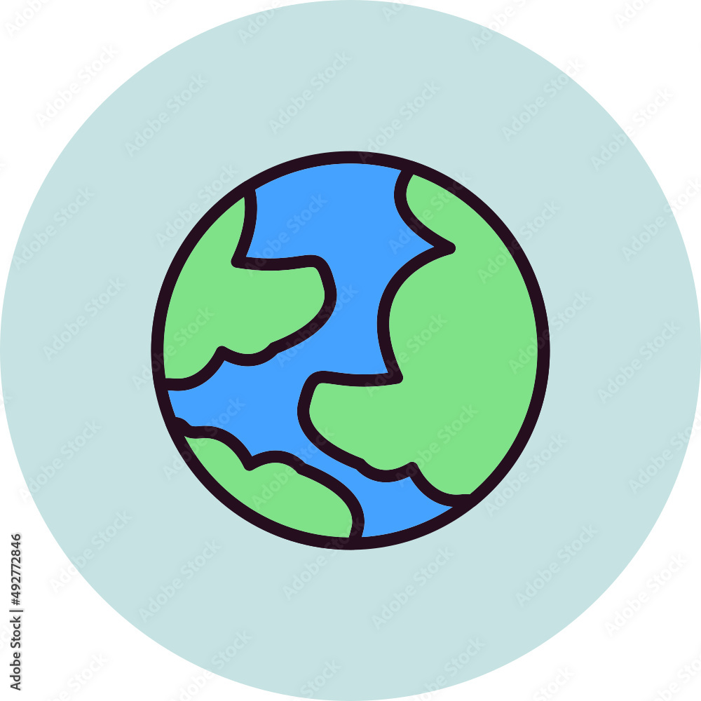 Earth Globe Icon Earth Globe Icon