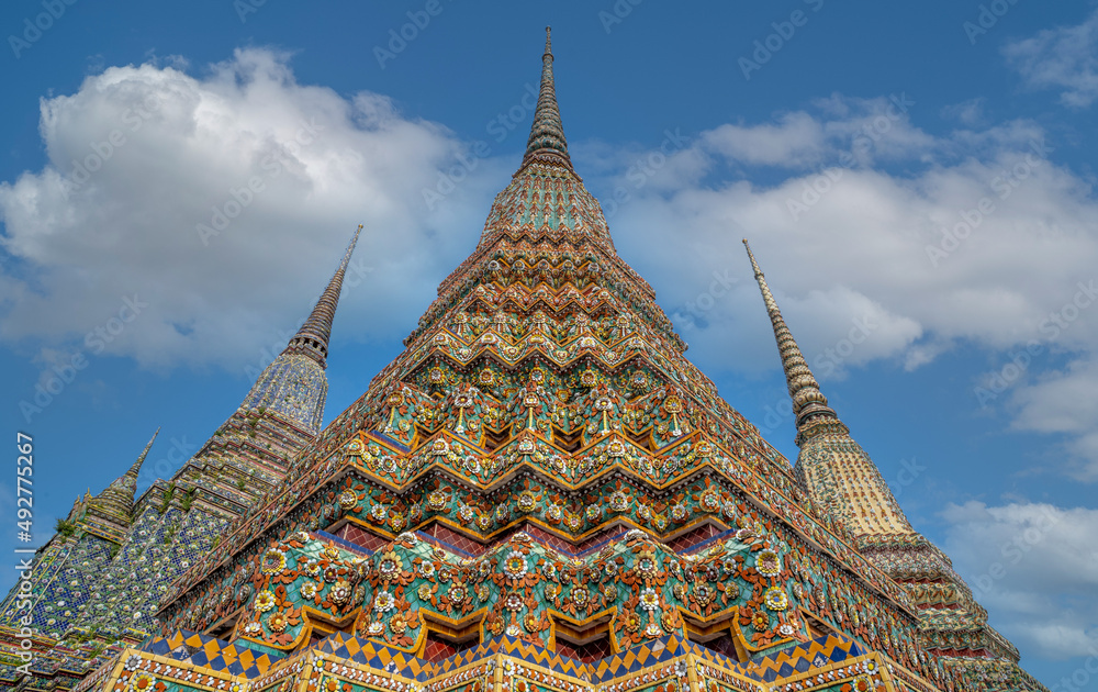 Landmark Wat Pho Buddhist Temple in Bangkok
