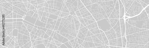 Vector city map - grey and white concept background.
