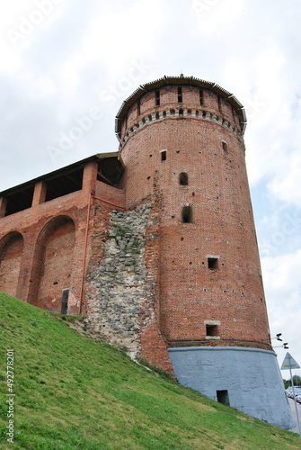 View of the Marinka Tower inside the Kolomna Kremlin photo