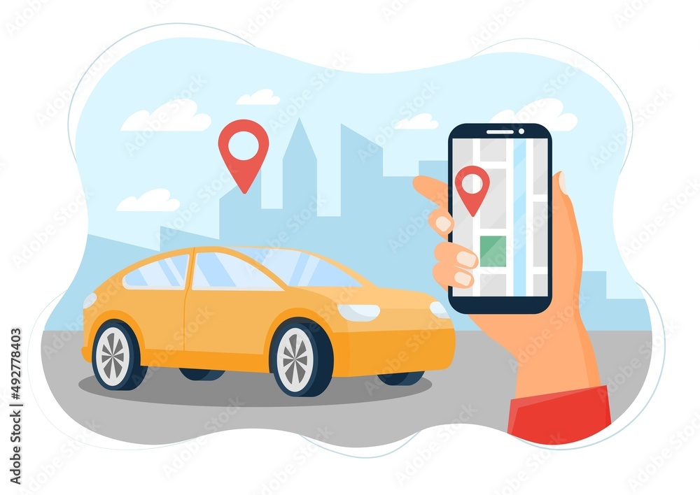 Modern taxi service Modern taxi service