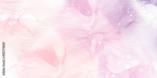 Foto Abstract soft color alcohol ink background image