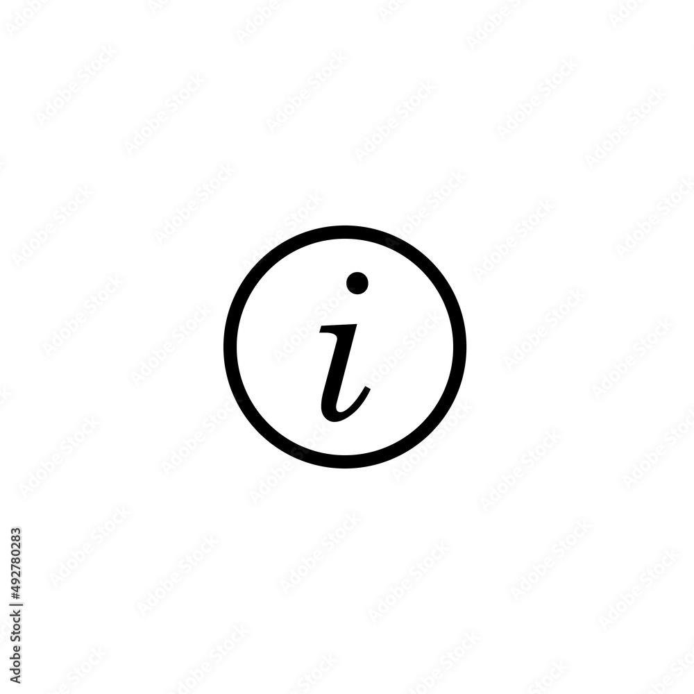 Information vector line icon. Info sign, FAQ symbol Information vector line icon. Info sign, FAQ symbol