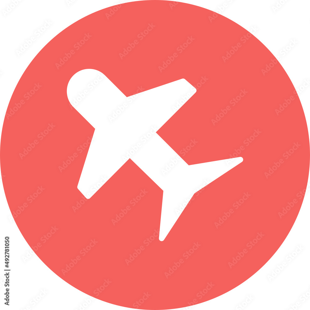 Fototapeta premium Aeroplane Icon