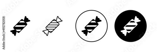Candy icons set. candy sign and symbol.
