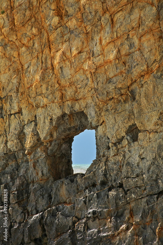 Sail rock in Praskoveevka near Gelendzhik. Krasnodar Krai. Russia