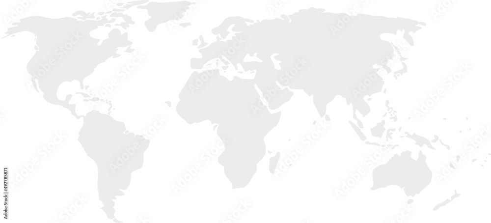 world map vector on white background
