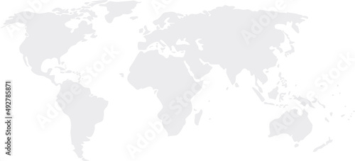 world map vector on white background 