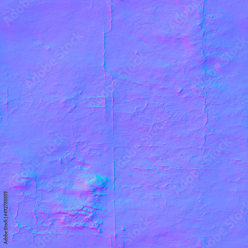 crack and mud floor tiled texture normal map