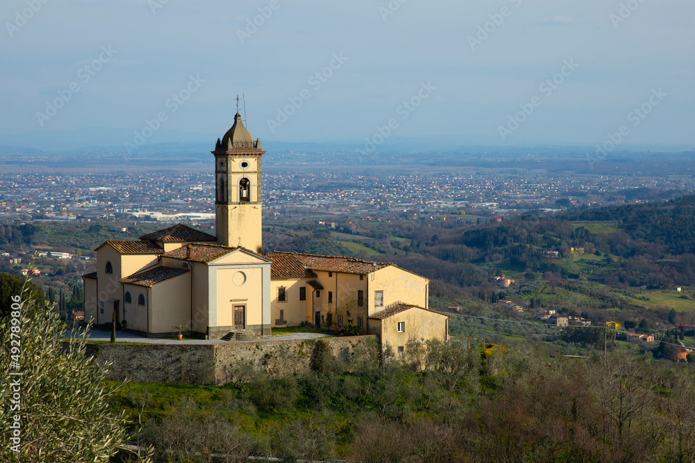 view of the church of Santa Maria Assunta, Tofori, Italy