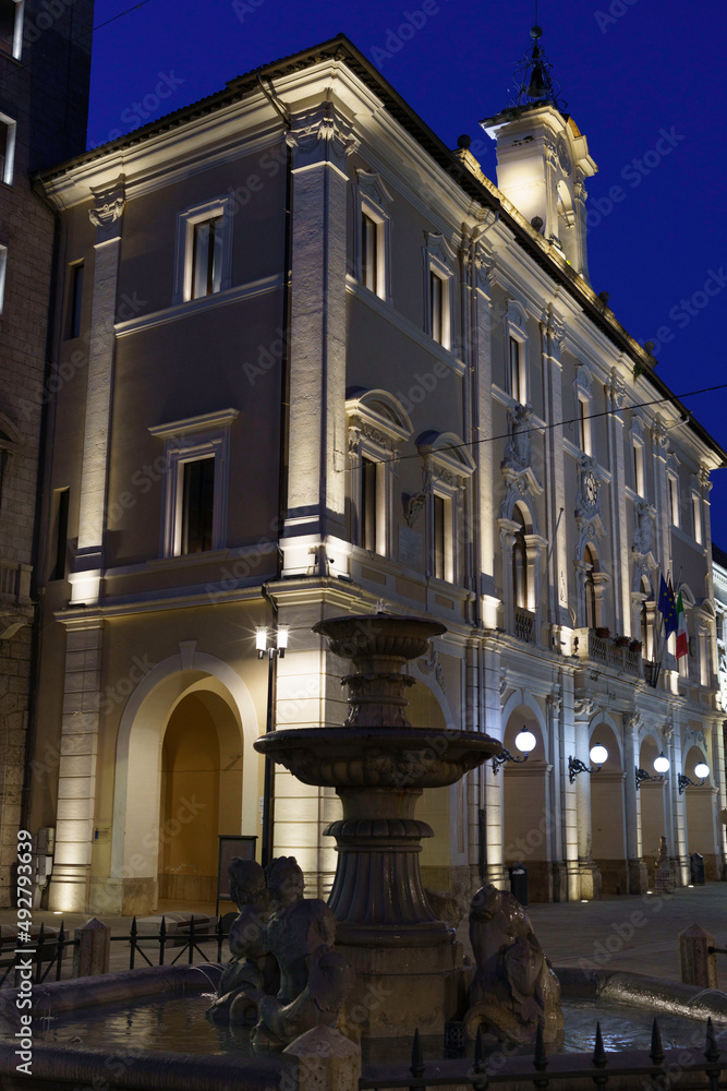 Fototapeta premium Rieti: historic buildings