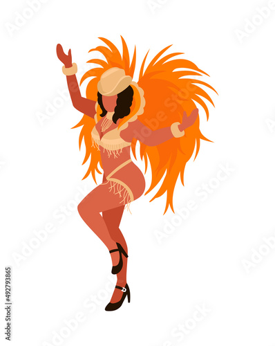 Rio Festival Woman Composition