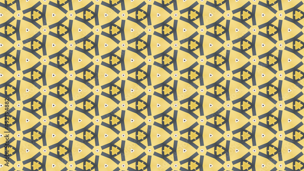 a yellow simple geometry texture