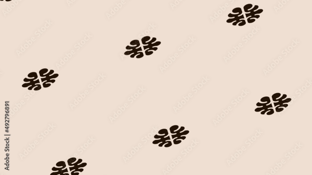 animation of spinning black brain icon on light pastel background animation of spinning black brain icon on light pastel background