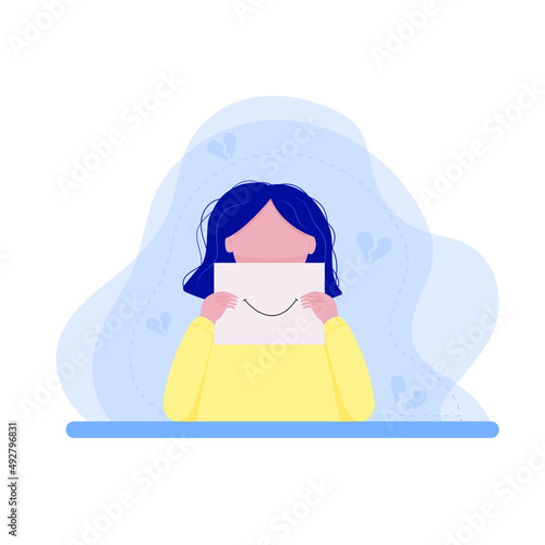 Female with depression