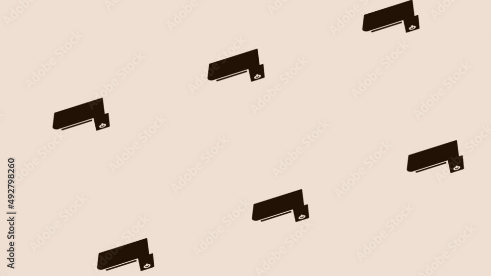 animation of spinning toilet icon on light pastel background animation of spinning toilet icon on light pastel background