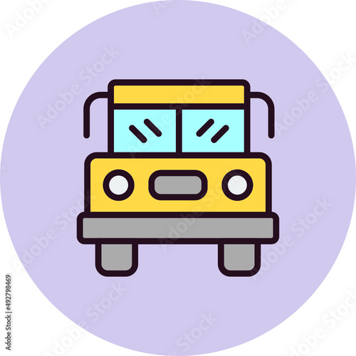 School Bus Icon