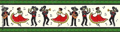 Cinco de Mayo horizontal template