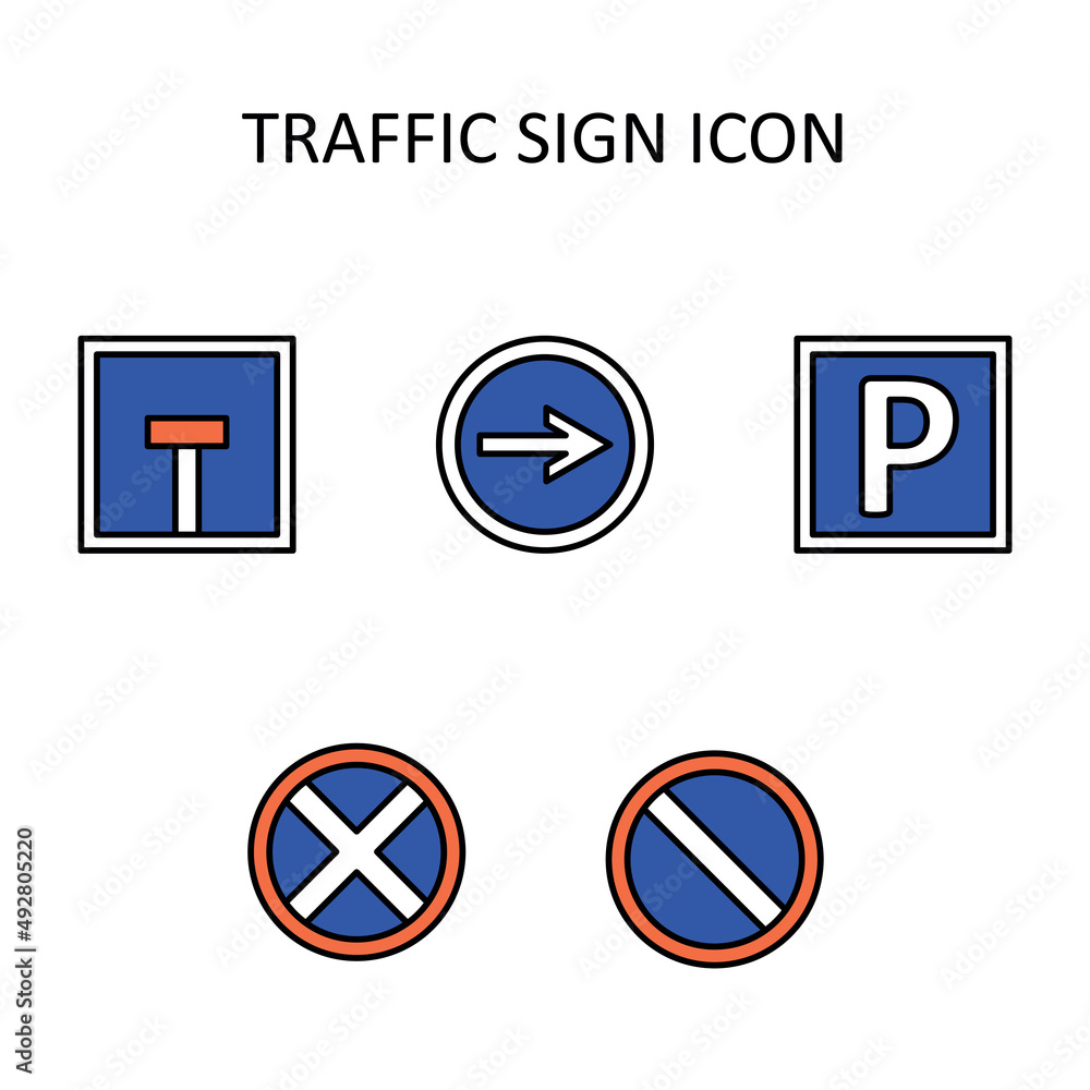 Vector icon with tire traffic sign icon. Outline drawig. Vector icon with tire traffic sign icon. Outline drawig.