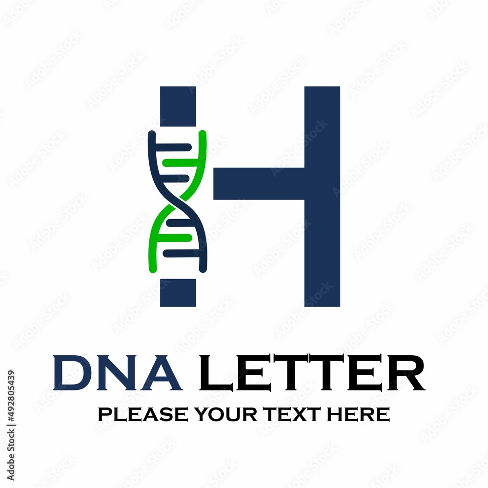 Letter h DNA logo template. Design with chromosome symbol. Suitable for research, science, medical, logotype, technology, lab, molecule, protein, nucleus etc Letter h DNA logo template. Design with chromosome symbol. Suitable for research, science, medical, logotype, technology, lab, molecule, protein, nucleus etc