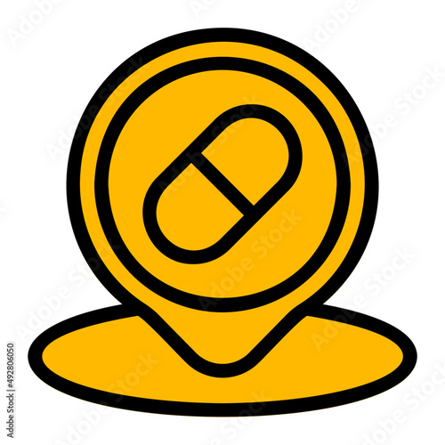 pharmacy gradient icon