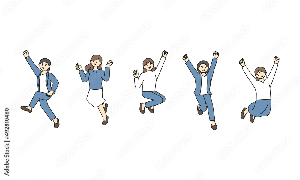 ビジネスパーソンのイメージイラスト素材 ビジネスパーソンのイメージイラスト素材