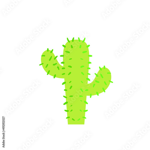 Cactus vector icon. Cactus illustration sign. desert symbol or logo.