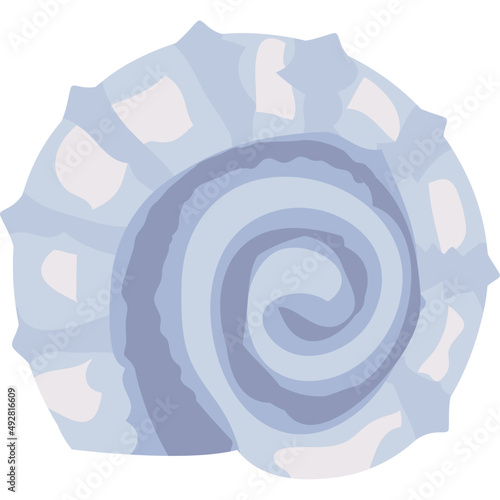 snail shell lilac