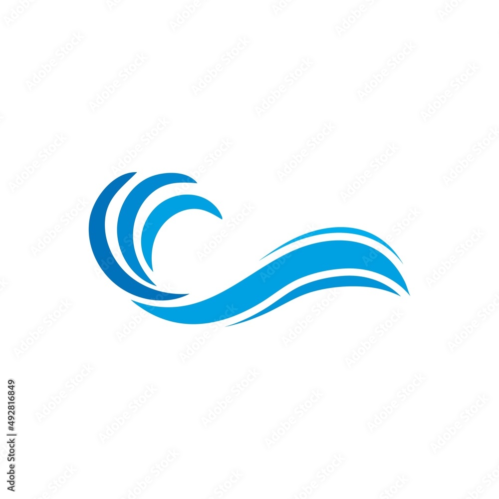 Wave beach vector illustration design Wave beach vector illustration design