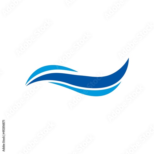 Wave beach vector illustration design